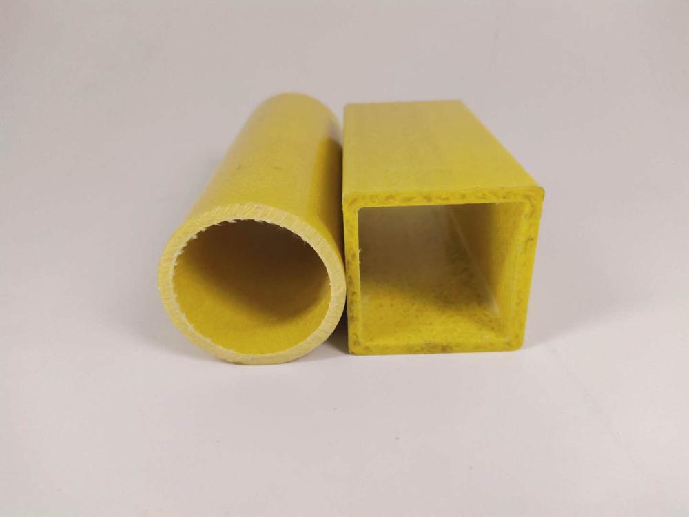 Pultruded Fiberglass tube custom fiberglass frp square hollow section tube