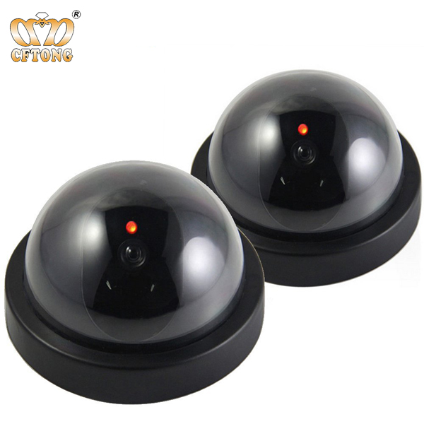 Plastic Battery Operated Dummy Dome Security Camera Outdoor