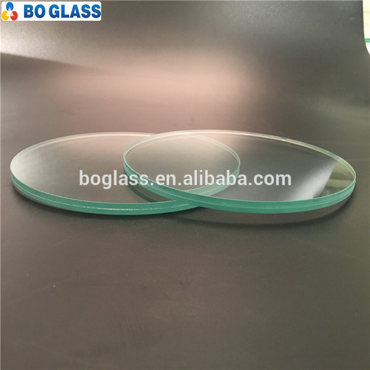 Screen Protector Light Cover Round Float Soda Lime Tempered Glass Panel