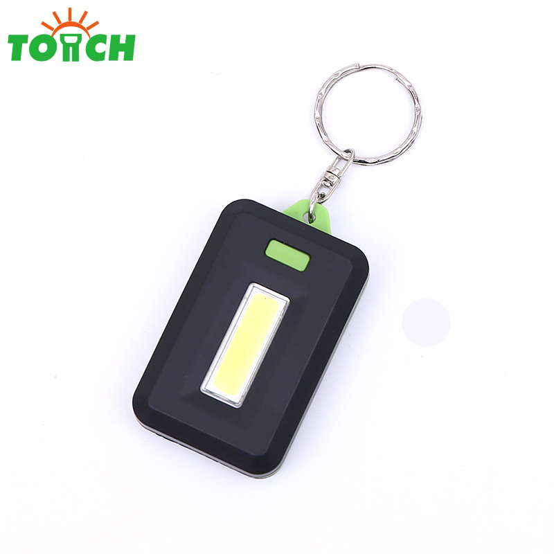 Yiwu Factory Supply Mini Portable key chain light COB Keychain Flashlight led for gift promotion