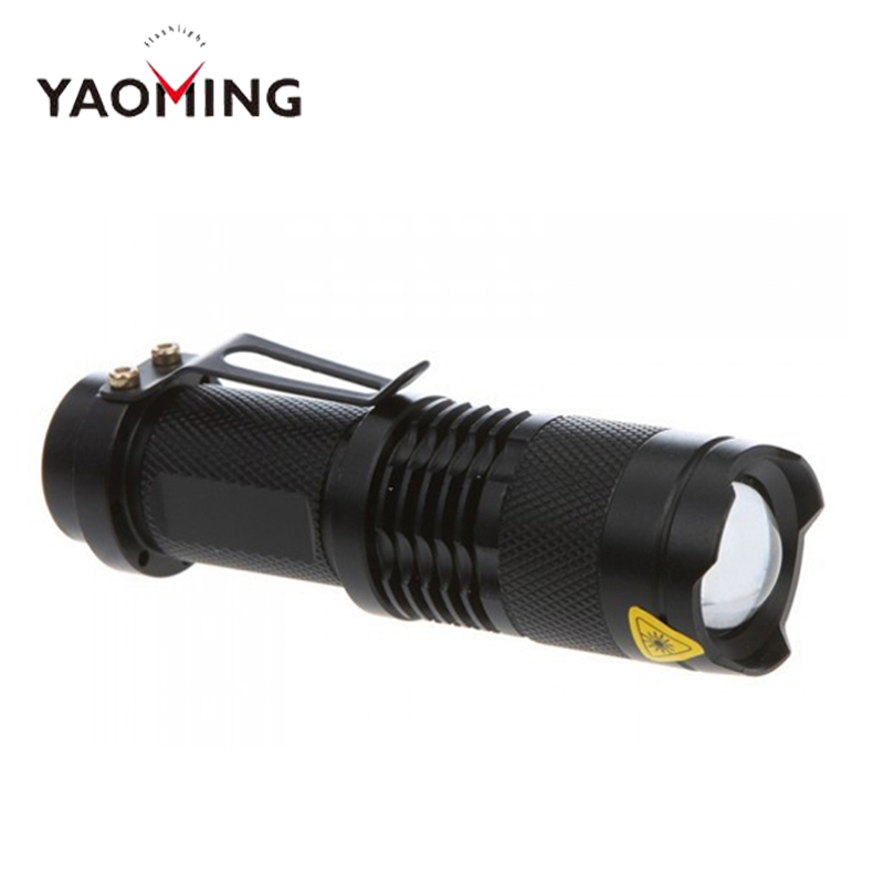 Mini Portable 3W XPE LED Torch Aluminium AA 14500 Rechargeable LED Tactical Flashlight