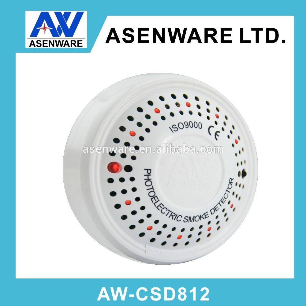 Conventional Fire Smoke Detector with Flash Light and Buzzer