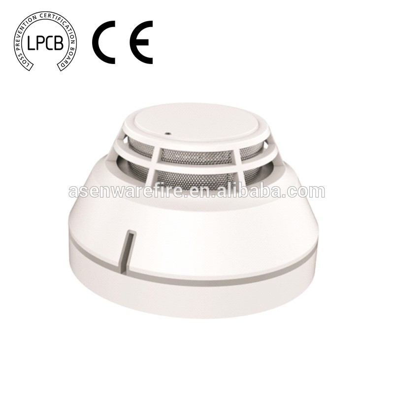 Addressable cigarette smoke detector control panel for fire alarm system