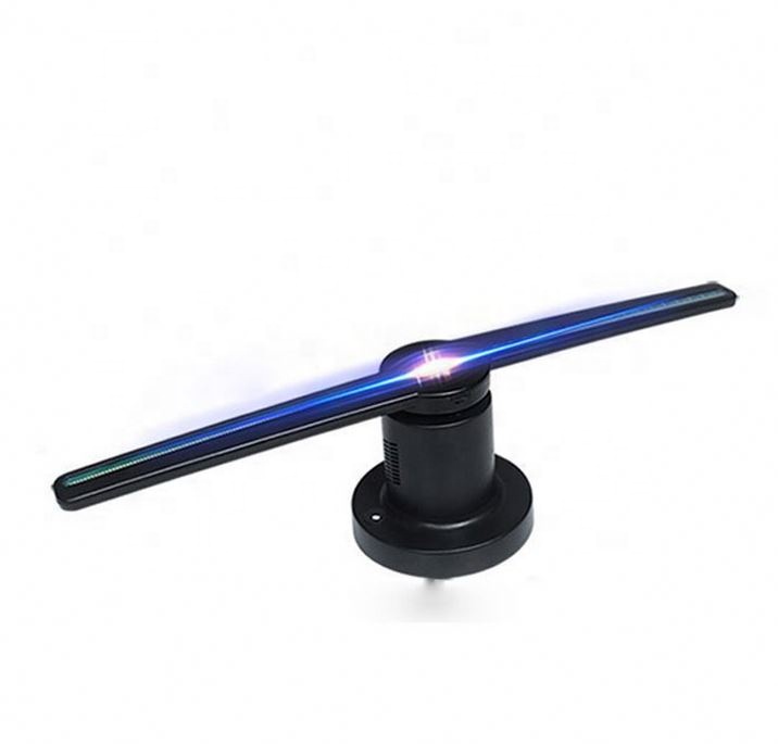 42cm LED 3D hologram advertising fan 2 blades Resolutionfor indoor 3D holographic display