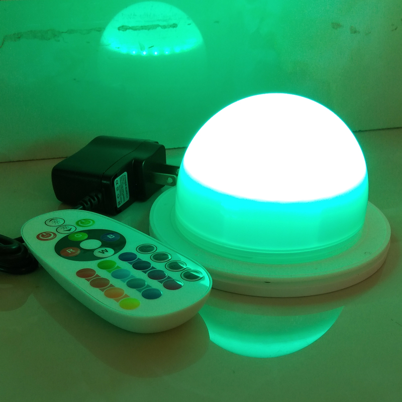 FAST Free Shipping Remote control under table led light for wedding decoration and light up furniture