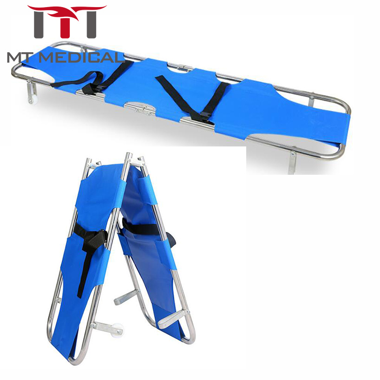 Aluminum Alloy Folding ambulance Stretcher portable emergency stretchers
