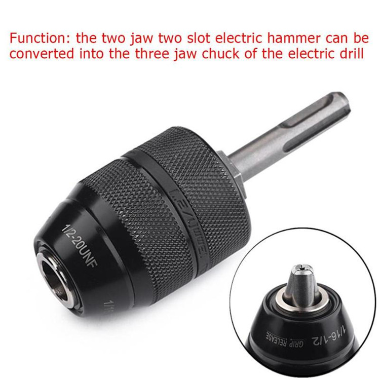 for Electric Grinder Power-hand Tools 2-12mm SDS Key-less Drill Chuck Quick Change Adapter Converter Drill Chuck