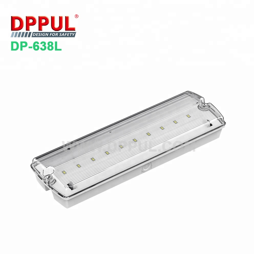 IP65 fire evacuation Embedded led rechargeable emergency light