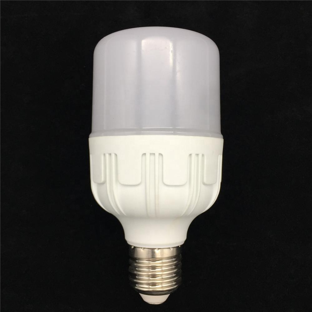 China  manufacturer power saver E27 B22 6500K 13W T shape LED bulb plastic +aluminum high quality LED lights