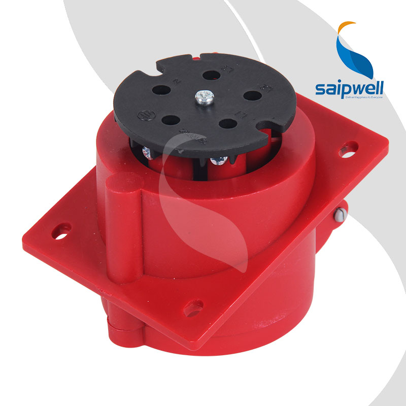 Saipwell / Saip (IP44 IP67) High Quality 5 Pin 220V CE Certification Industrial Socket