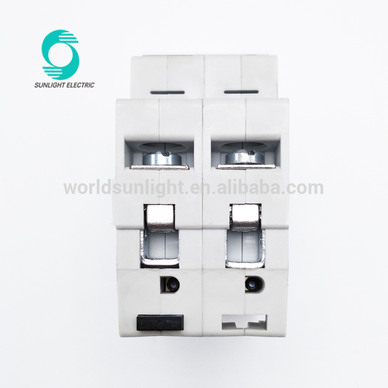 Solar system china supplier IEC 60947-2 approval DC 500V 20A 6kA 2 pole dc mini circuit breaker prices mcb