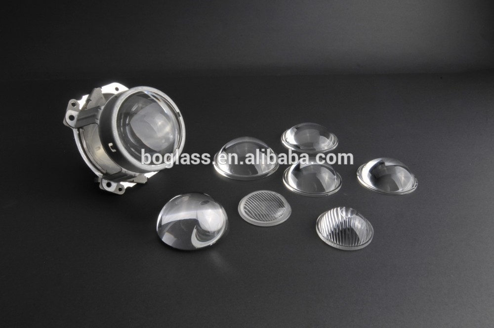 High clear lens glass, transparent glass lens, round glass lens