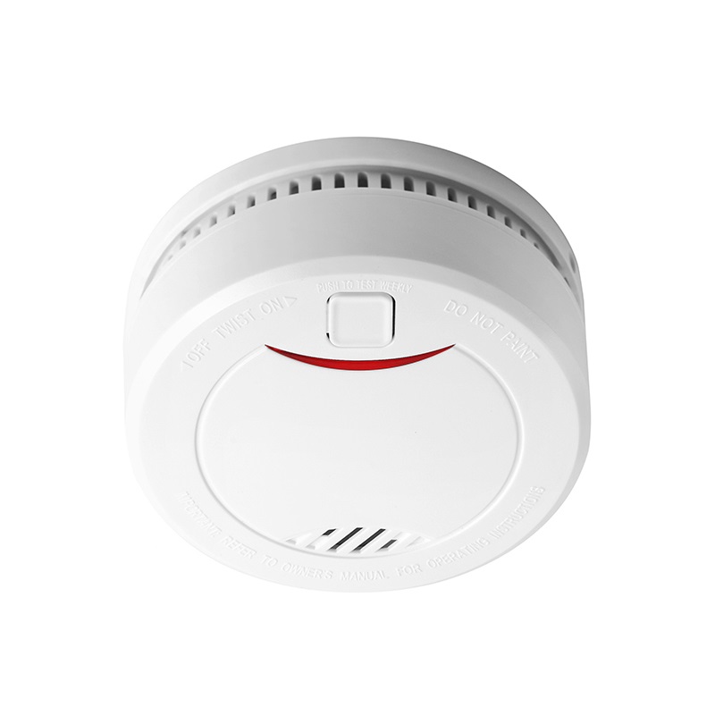 EN14604 Approved High Sensitivity 10 Years Battery Operated Standalone Photoelectric Smoke Detector with Relay Output