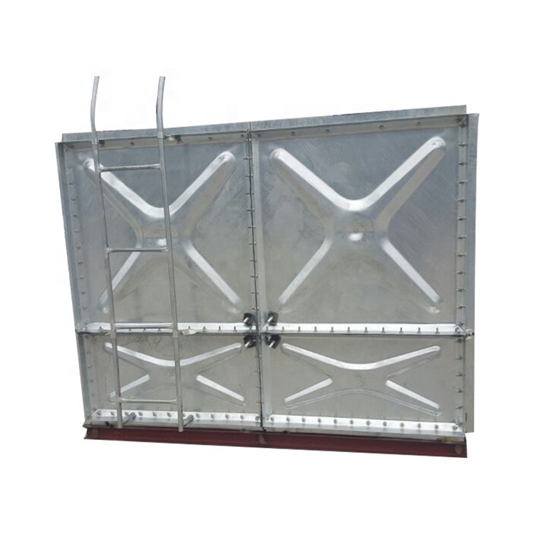 Factory price!! 1*1m and 1.22*1.22m hot dipped galvanized pressed sectional panel steel water storage tank