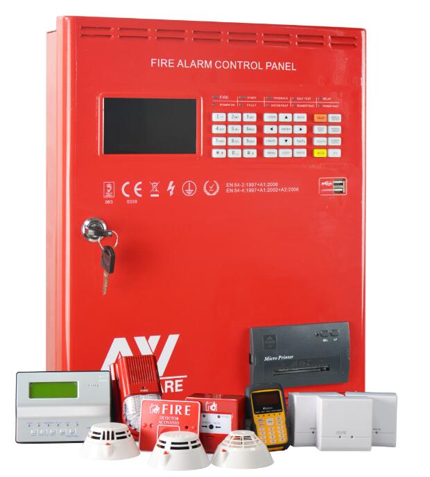 FM200 Fire Suppression System Connected Addressable Fire Alarm System