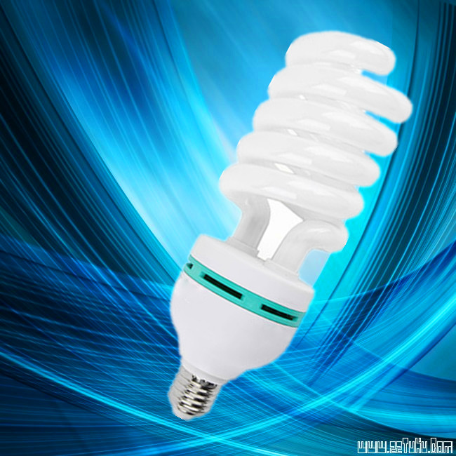 24w CFL compact fluorescent grow lamp energy saving light bulb half spiral by 100% tri-phosophor fluorescent tube