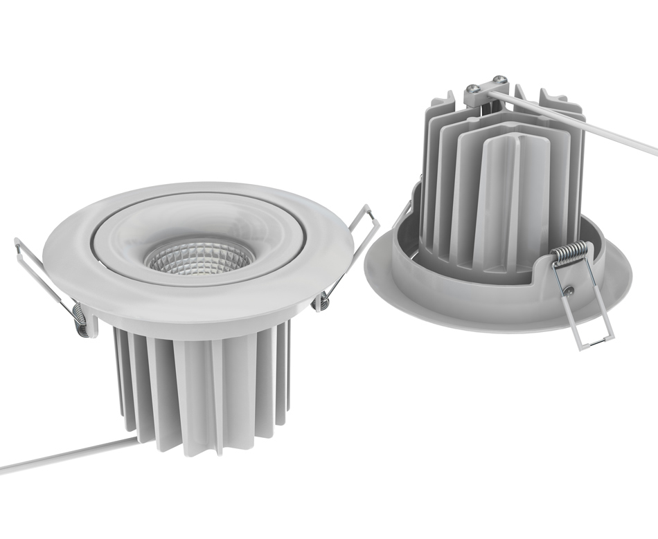 Luna 7W recessed ceiling COB LED downlight with CE RoHS