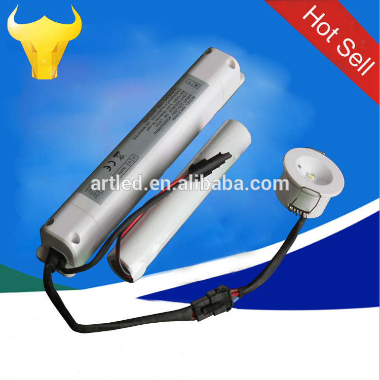 3w Non-mantained mini led rechargeable emergency light