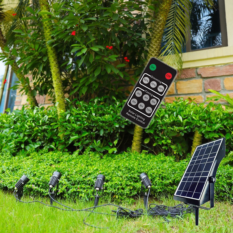 Powerful Dusk to Dawn Landscape Security Outdoor Garden Solar LED Flood Spot Lights