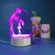 Mommy & Me USB Chargeable RGB LED 3D Night Light