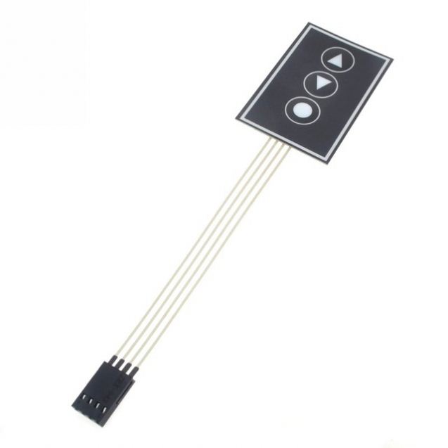 1x3 Matrix Array Membrane Monitor Switch Matrix Keyboard keypad Control Panel 13 3655MM