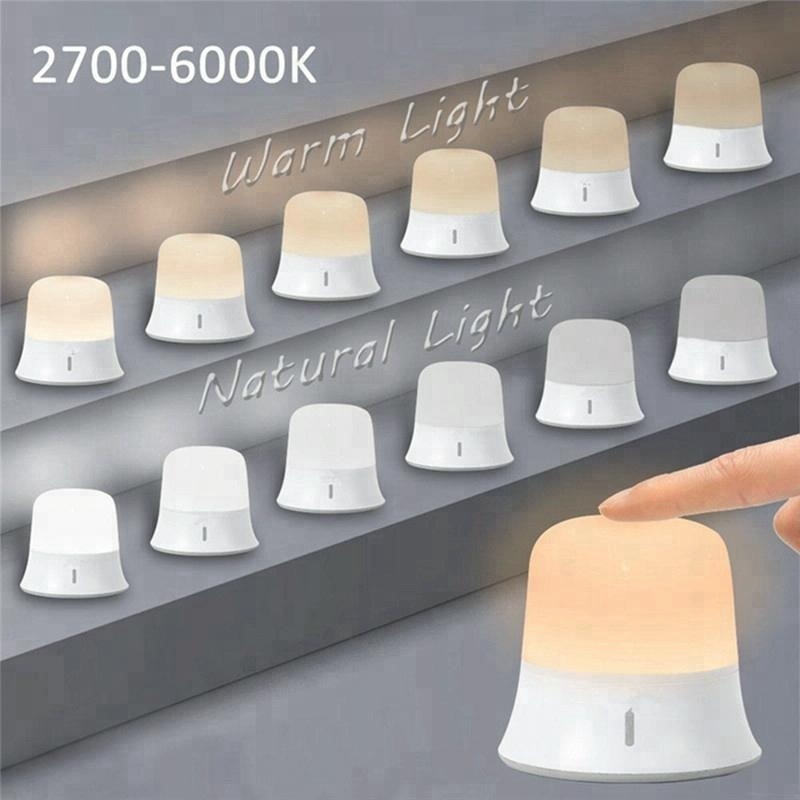 Children Kids Night Light LED Silicone Toy Nightlight for Baby Nursery Bedrooms Best Gifts Bedside Lamps with Tap Control