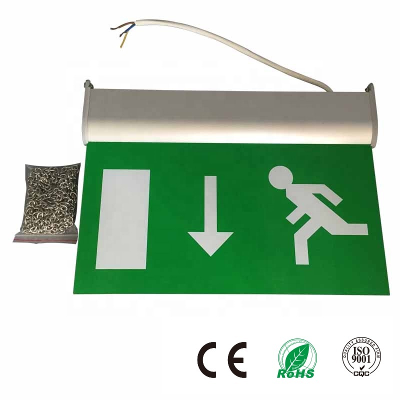 Advanced Wall and Ceiling Mounted Running Man Fire Emergency LED Exit Signs