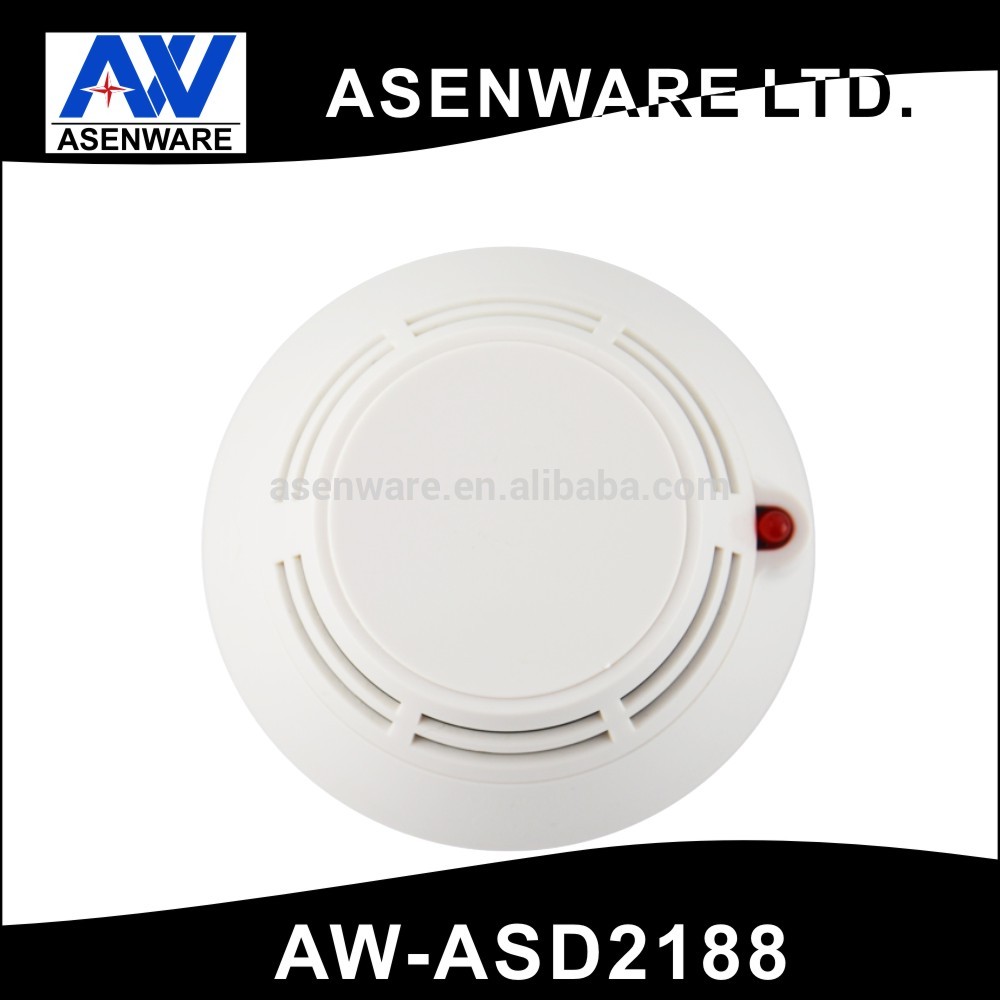 Addressable fire alarm photoelectric smoke detector connected in a loop system