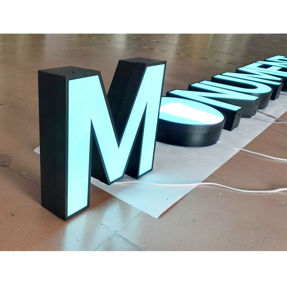 Custom acrylic logo sign stand led plexiglass logo sign 3d letter sign logo signage