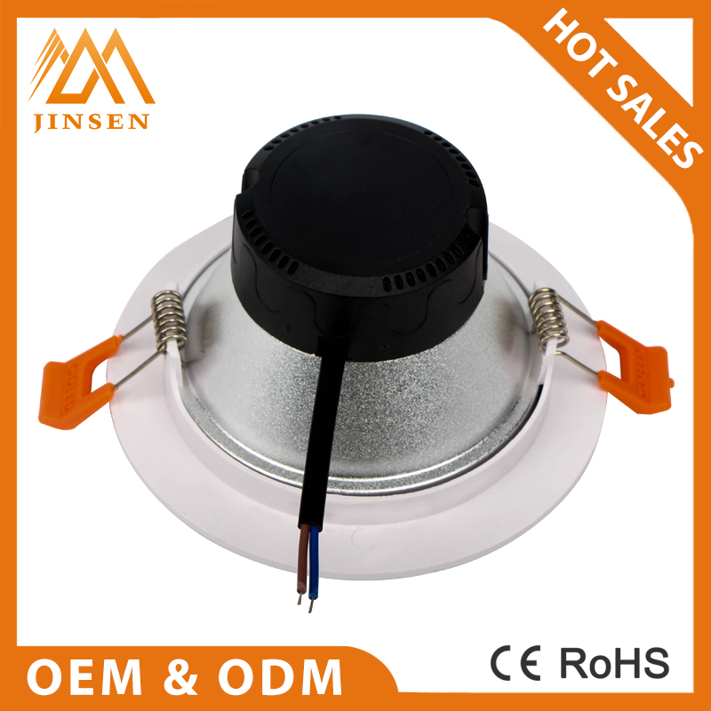 Hot sale 2800-3500K/4000-4500K/6000-6500K 7w smd recessed down led light