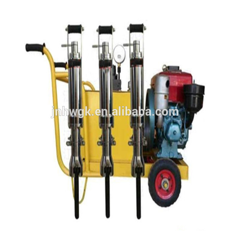 China brand hydraulic rock splitter for sale, hydraulic stone quarry machine