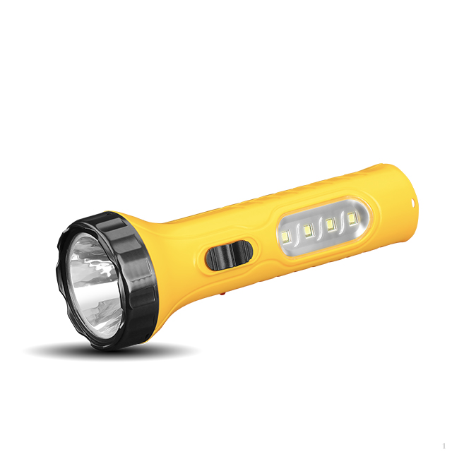 plastic rechargeable led torch with SMD side light