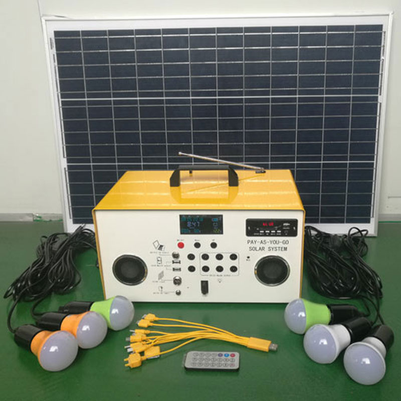 portable power energy storage solar mounting system for home lighting