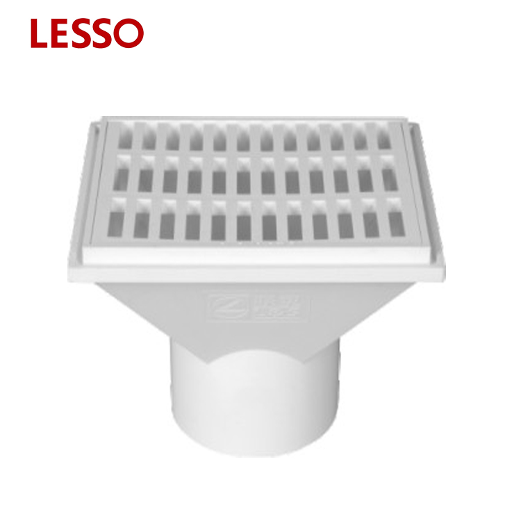 LESSO PVC-U Drainage Pipe Fittings Side Floor Drain