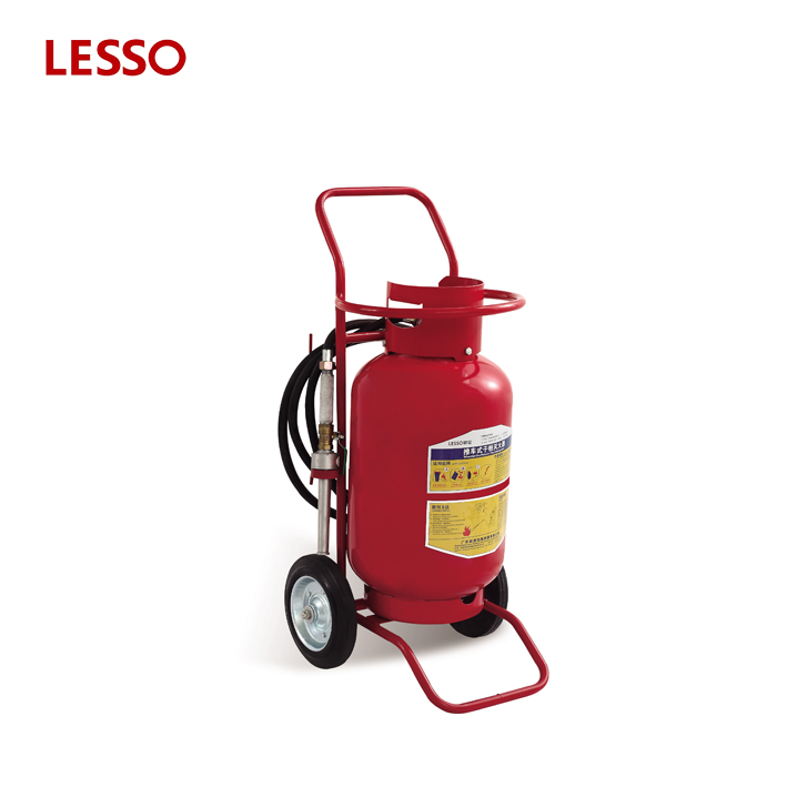 LESSO Wheeled CCC Certification and MSDS Report Dry Powder Fire Extinguisher Fire