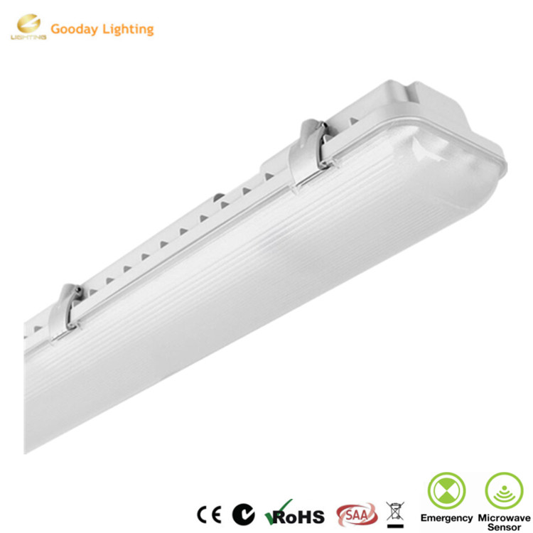 SAA approved Tri-proof 4ft 40w led motion sensor fixture light