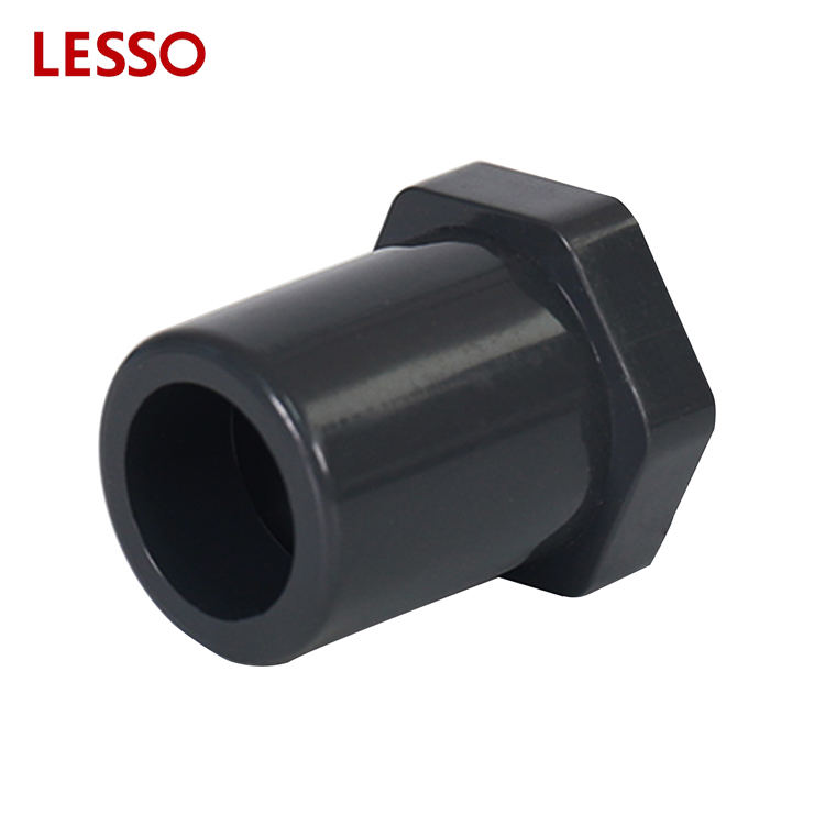 LESSO ASTM standard PVC SCH 80 Schedule 80 fittings reducing bushing flush style