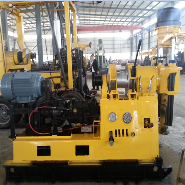 600m depth soil test mineral prospecting borehole core drilling rig