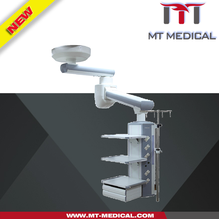 Popular Double Arm Electric ceiling gas pendant for operation room