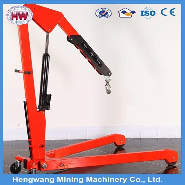 small size manual hydraulic mobile crane