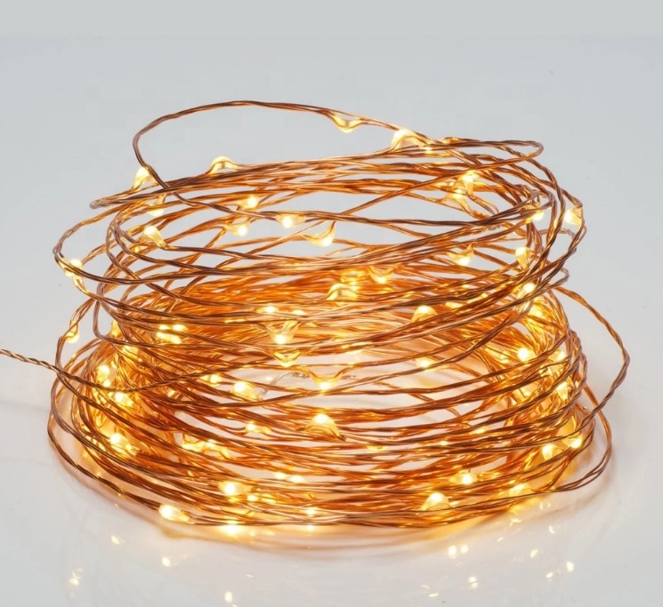 10M 33Ft 100LED Fairy String Light With Clips USB Powered with Switch Warm White for Window Curtain Wedding Party Home Garden