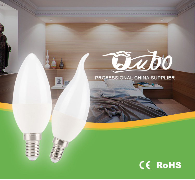 Wholesales long life energy saving lamp C37, housing smd5730 5w bulb led, new super bright E27 bulb 5W