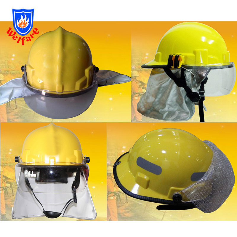 Korea type used fire fighter helmet