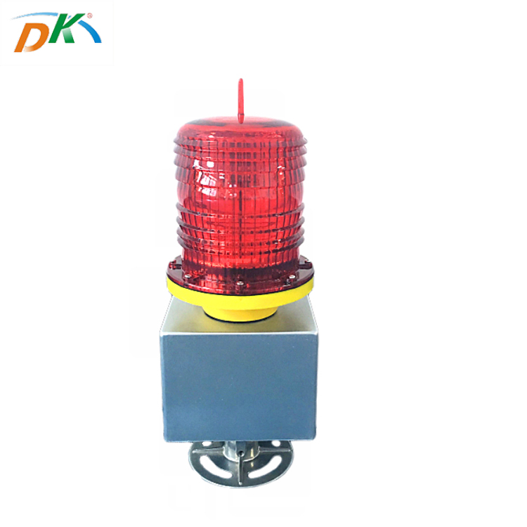 DK IP68 Solar Aviation Obstruction Warning Light Roadway Safety Manufacture