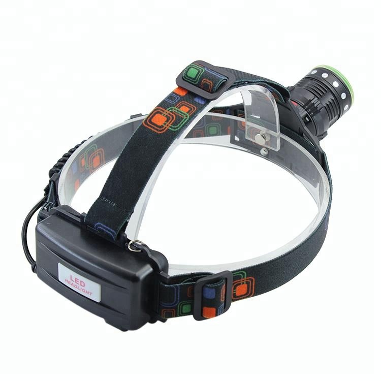 Ultra Bright XML T6 COB Head Flashlight Adjustable Focus Zoom Rechargeable LED Headlamp