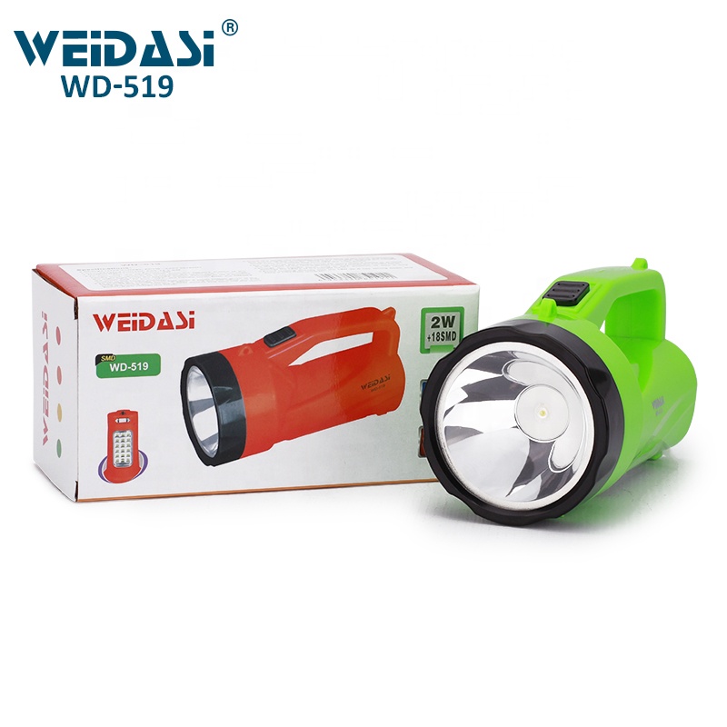 outdoor rechargeable spotlight LED emergency searchlight with handheld