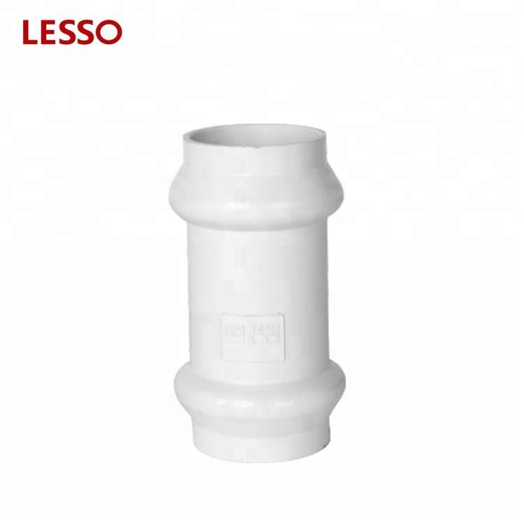 LESSO UPVC Gasket Coupling with Rubber Ring ring lock coupling