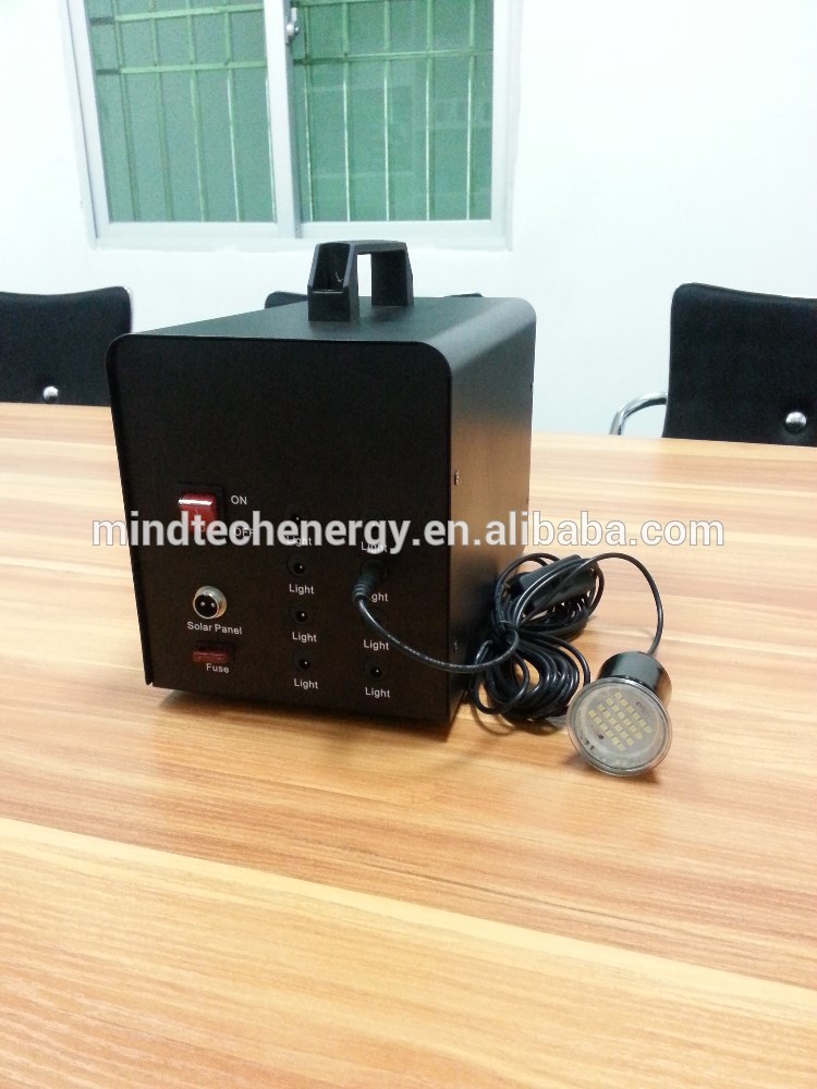 Battery inside lighthouse solar lights power generator system 60W