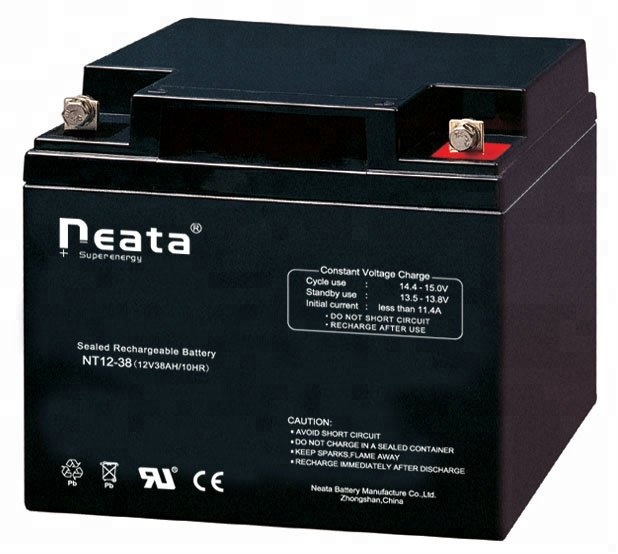 Solar power system rechargeable battery 12v38ah storage use