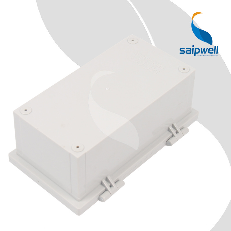 SAIPWELL Y IP66 SP-WT-201513 200*150*130 ABS Plastic Waterproof With Clasp Outdoor Use PCB Plastic Enclosures